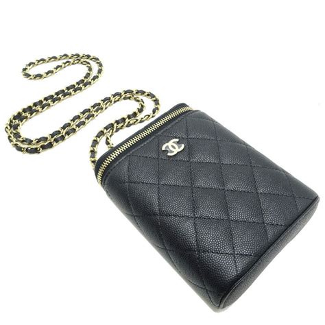 Chanel Matelasse Vanity Chain Shoulder Women's Bag AP1466 